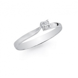 18k diamond ring 0.09ct