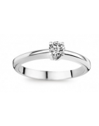 Diamant solitaire 18 ct